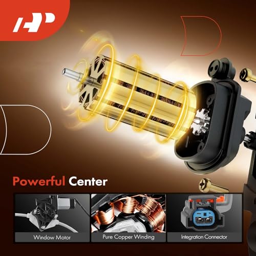 A-Premium Front Passenger Side Power Window Regulator with Motor (2-Pin) - style: Front Passenger(RH)