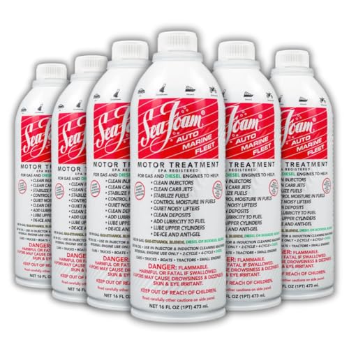 KITLEY SF16 Motor Treatment Trademark Towel – Fuel Injector Cleaner and Upper Engine Lubricant – Cleans Fuel System, Stabilizes Fuel, Reduces Engine Deposits – Gas & Diesel Additive | Case of 6 - size: Case of 6