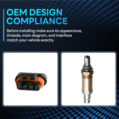 Oxygen Sensor Air Fuel Ratio Compatible with Chevy C1500 K2500 Suburban C3500 Express 3500 K2500 P30 & GMC C2500 & More Replace # 13027 - size: 13027