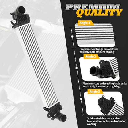Aluminum Turbo Intercooler Compatible with Equinox Terrian 1.5L
