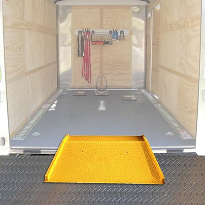 48'' x 72'' Steel Dock Boards, 13,000lbs Loading Capacity, Height Differential up to 5", Forklift Compatible Heavy Duty Cargo Dock Board, for Docks, Platforms, Warehouses - size: 48'' x 72''丨13000 lbs