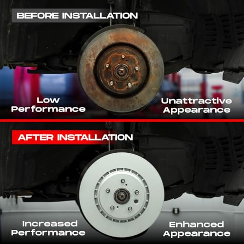 R1 Concepts Rear Brake Kit Fits 2016-2019 Hyundai Sonata - size: WDWH1-03024| 11.1" Rear