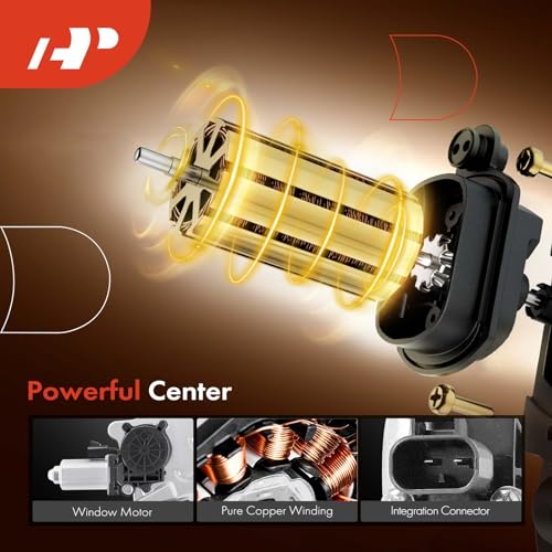 A-Premium Front Passenger Side Power Window Regulator with Motor (2-Pin) - style: Front Passenger Side (RH)