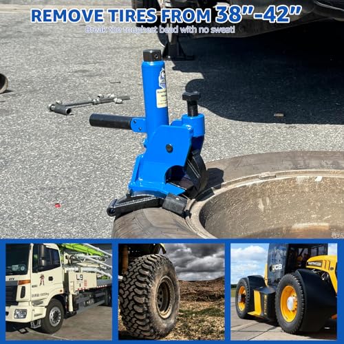 Manual Tire Bead Breaker with US-Patented Handle for ATV & Tractor Tires - color: Manual Tire Bead Breaker with handle