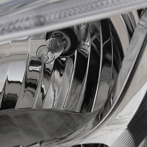PartsFlow Halogen Headlight Chrome Housing Headlamp Left Driver Side For 2015 2016 2017 Subaru Legacy For 2015 2016 2017 Subaru Outback - color: Chrome Housing Left Side