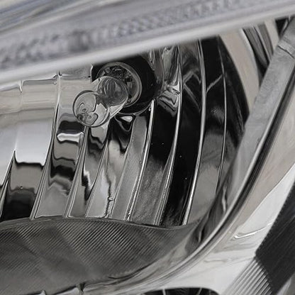 PartsFlow Halogen Headlight Chrome Housing Headlamp Left Driver Side For 2015 2016 2017 Subaru Legacy For 2015 2016 2017 Subaru Outback - color: Chrome Housing Left Side