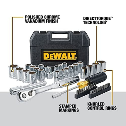 DEWALT 1/2 in Drive 49 Piece Mechanics Tool Set (DWMT45049)