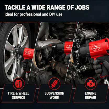 AEROPRO TOOLS 1/2-Inch Aluminum Air Impact Wrench(A398) - style: 1380 ft-lbs | Aluminum Housing