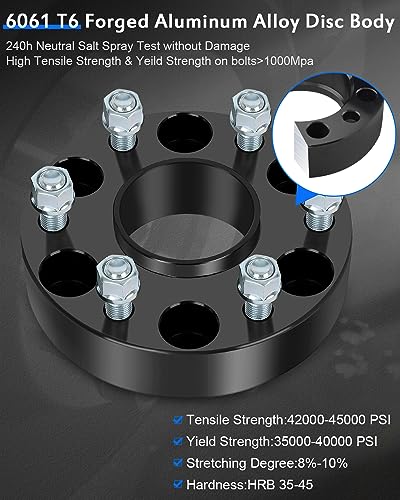 ECCPP 4PCS Wheel Spacers 1.5" 6x5.5 for Ram for 1500 2019-2025