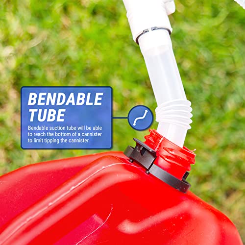 TERA PUMP Durable Manual Fuel Transfer Pump Siphon - style: 3.2 Gal / Min