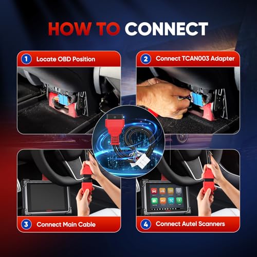 Autel Original TCAN003 Splitter Diagnostic Cable for Tesla Model 3, Y, S, X