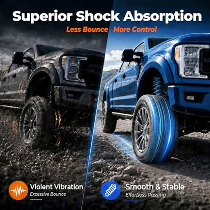 KUIPERAUTO 171583R 171583L 171325 Front+Rear Suspension Struts Shocks Complete Assembly Shock Absorbers w/Coil Spring Compatible for Honda CR-V 1997 1998 1999 2000 2001 Left Right (Set of 4) - size: 4x Front+Rear Struts, style: 1997-2001