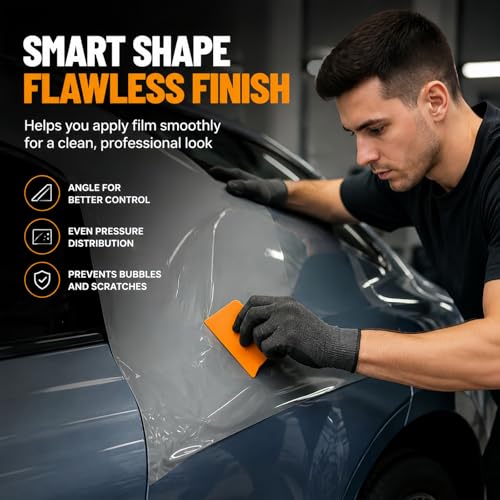 30-Pack Automotive Applicator Body Filler Spreaders for Car Fillers, Putties, Glazes, Caulks and Paint, Trapezoid – 4", 5", & 6" Plastic Spreader Tools (10 Each Size) Reusable Car Repair Kit