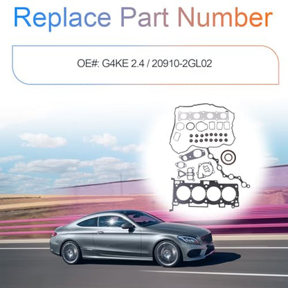 G4KE 2.4L Engine Cylinder Head Gasket Kit Fits for Hyundai