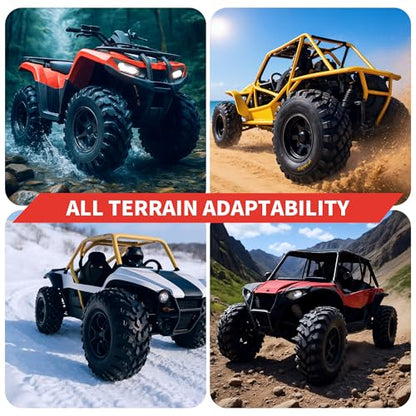 GarveeTech ATV Tires, 2 Pack 26x11-12 26x11x12 ATV UTV Tires for Trail, Desert, Mud, Dirt, Street, Sand, 6PR Tubeless - size: 26X11-12, style: Pattern A