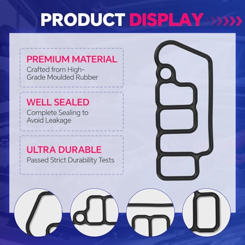 Cylinder Head VTEC Solenoid Spool Valve Gasket, Compatible with Honda Accord Crosstour Odyssey Pilot, for Acura RDX 3.5L,Replace 15815-R70-A01,15845-R70-A01 - size: 15815-R70-A01