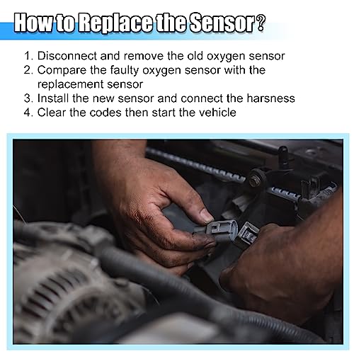 X AUTOHAUX 2pcs Upstream Oxygen Sensor O2 Sensor Replacement for Dodge Durango 2001-2007 for Jeep Grand Cherokee 2001-2007
