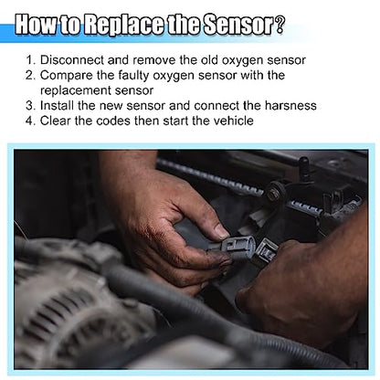 X AUTOHAUX 2pcs Upstream Oxygen Sensor O2 Sensor Replacement for Dodge Durango 2001-2007 for Jeep Grand Cherokee 2001-2007