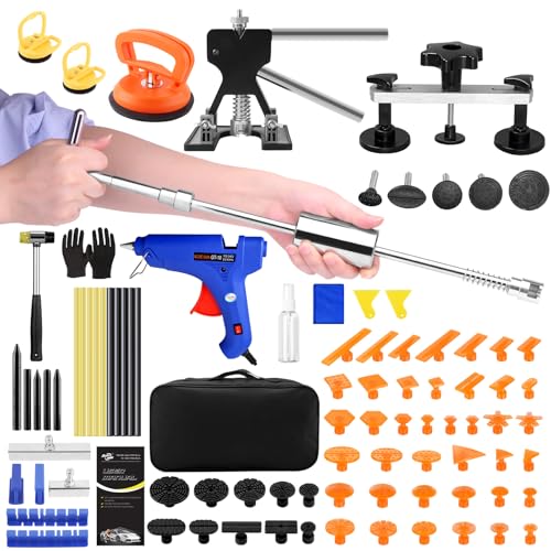 Car Dent Puller Kit - Car Dent Remover for Door Dings & Hail Damage - color: Black 02