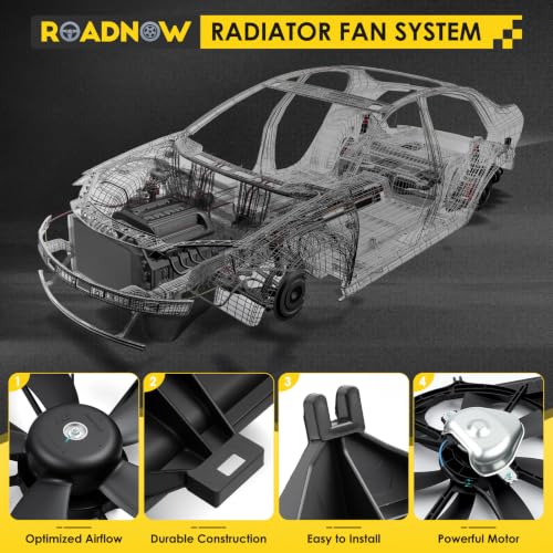 621-014 Radiator Cooling Fan Fit for Toyota Camry L4 2.4L 2007-2009