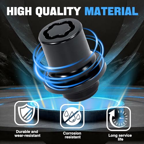 Wheel Lock Lug Nuts Set M12x1.5 Anti Theft Fit Toyota Camry Corolla Tacoma RAV4 Highlander Sienna Prius Venza Avalon C-HR Matrix Celica Mirai Lexus RX350 ES350 IS250 NX200T Replace 00276-00900 - size: 00276-00900 black