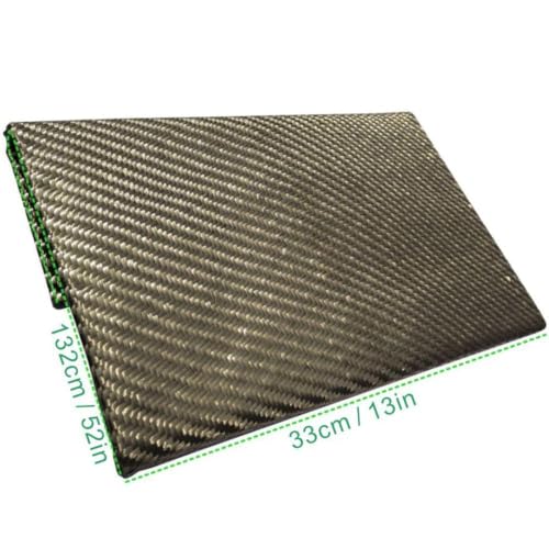 Reinforced Exhaust Heat Shield Mat Adhesive Heat Shield Heat Shield Automotive Heat Shield Material with Adhesive Backed Resistant High-Temp (13'' x 52'' ) - size: 13'' x 52''