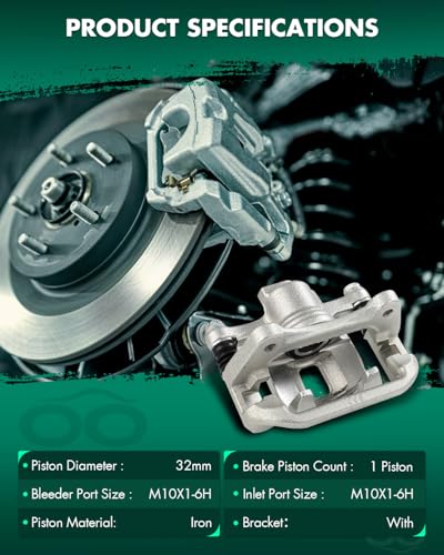 SCITOO - Rear Left Disc Brake Caliper Assembly For Chevy,For Suzuki - size: Rear Driver[19B2979]