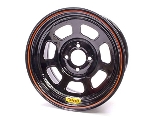 Bassett D-Hole Lightweight 14x7 in 4x100 mm Black Wheel Rim P/N 47SH4