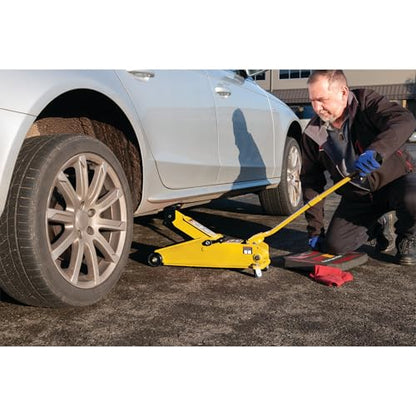 Performance Tool W1619 3 Ton Trolley Floor Jack and Jack Stands Set - style: Industrial