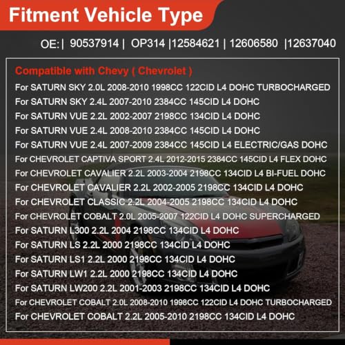 Oil Pump Timing Cover Gasket Kit for 2000‑2017 Equinox Malibu GMC Terrain - size: YB-002