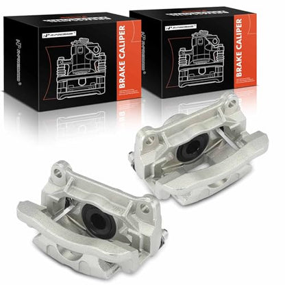 A-Premium Rear Left and Right Side Disc Brake Calipers with Bracket
