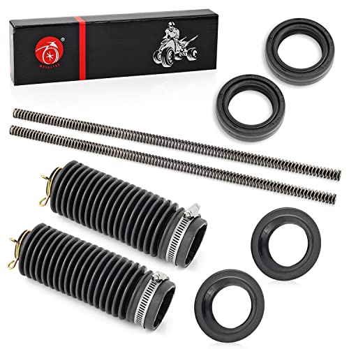Heavy Duty Fork Springs & Seal For HONDA 1985-2013 XR100R CRF100F FRONT Fork Dust Seal Kit & FORK BOOT