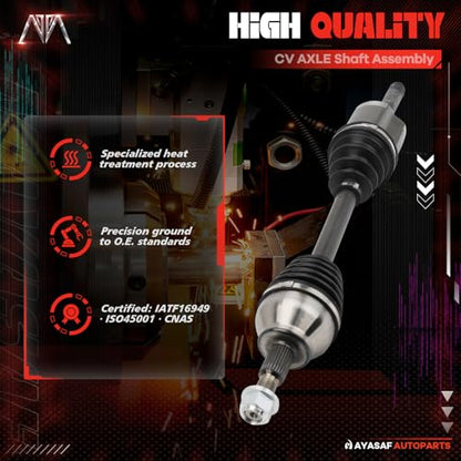 66-2284 Front Left CV Axle Shaft Assembly for Ford Escape 2013-2019 - size: 66-2284