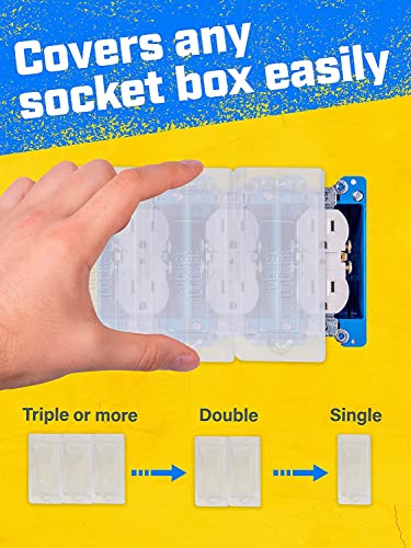 The Smarter Outlet Cover for Drywall & Painting – Better Than Tape for Remodeling & DIY Projects 60-Pack - size: 60 Pack