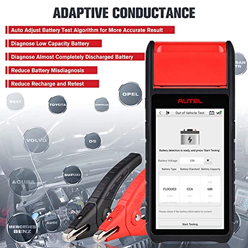 Autel MaxiBAS BT608 (E) Car Battery Tester with All Systems Diagnostics