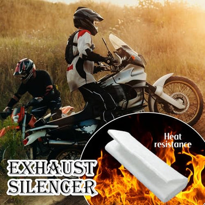 3 Pcs Motorcycle Muffler Packing, 0.4" X 9.8" X 5.1" - size: 0.4" X 9.8" X 5.1"