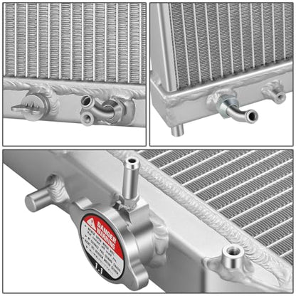 Auto Dynasty Radiator for 92-01 Civic Del Sol Acura Integra EJ EK EG DB DC - color: 92-01 Civic/Del Sol/Integra AT