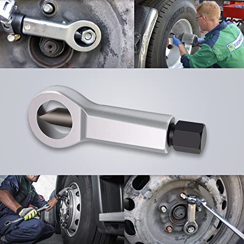Nut Splitter Cracker, Metal Rusty Nut Separator, Heavy Duty Nut Breaker Tool, Manual Pressure Nut Remover Extractor Tool for Removing Broken and Damaged Nuts(#2)