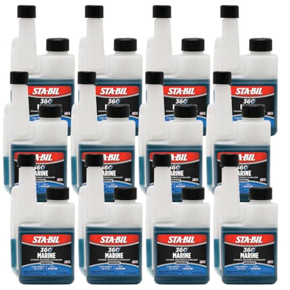 STA-BIL 360 Marine Fuel System Treatment, 8 oz 12-Pack - size: 8 Fl Oz (Pack of 12)