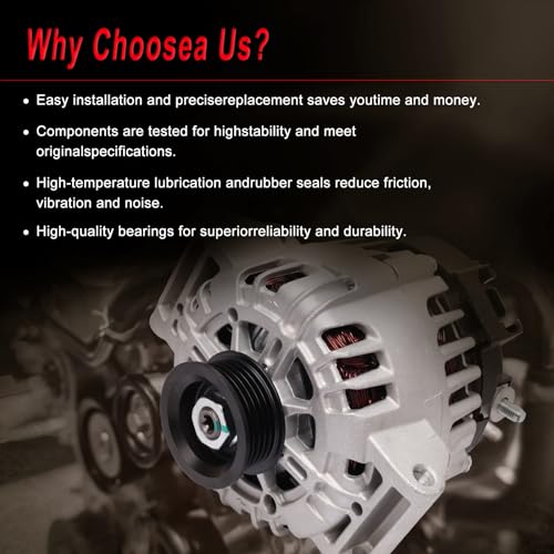 Alternator for Equinox 2010-2017, Regal 2012, Regal 2015-2017 - size: 2010-2017 Equinox