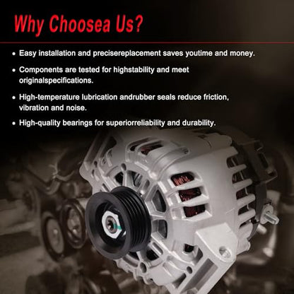 Alternator for Equinox 2010-2017, Regal 2012, Regal 2015-2017 - size: 2010-2017 Equinox