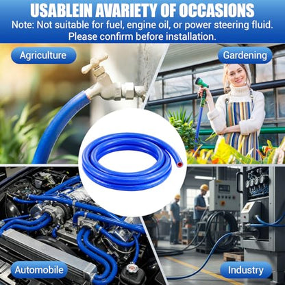 Outus 1/2" Id,5ft Silicone Heater Hose,Coolant Radiator Hose, Blue, 1 - color: Blue, size: 1/2" ID, 5ft