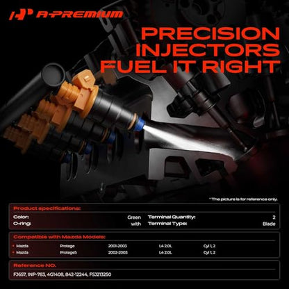A-Premium Fuel Injectors Compatible with Mazda