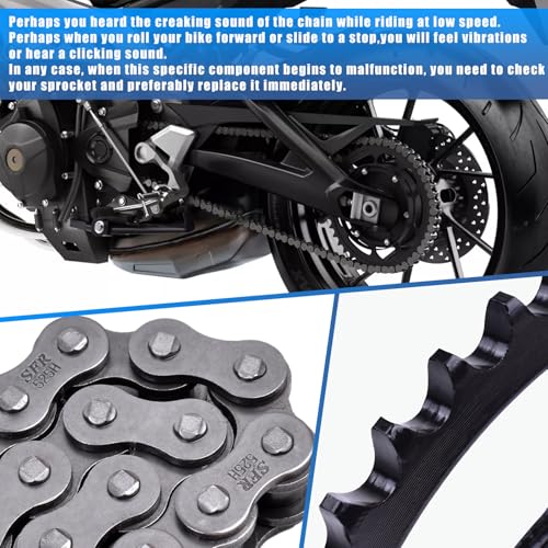 Chain and Sprocket Kit Carbon Steel for Yamaha YZF R6 2006-2024