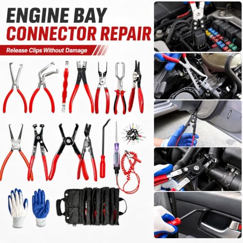 15PCS Automotive Electrical Disconnect Pliers Kit