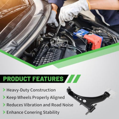 2pc Front Lower Control Arm with Ball Joint Assembly Fit for Chevy Malibu 2016-2025 Buick LaCrosse 2017-2019 Regal Sportback TourX 2018-2020 Replace 84198830 23421067