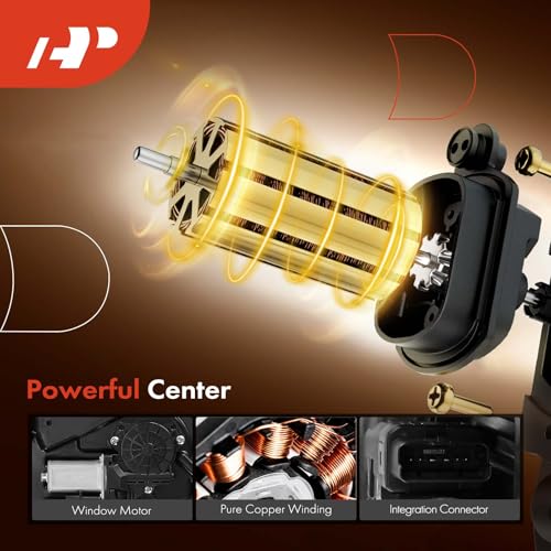 A-Premium Front Passenger Side Power Window Regulator with Motor (6-Pin) - style: Front Passenger Side (RH)
