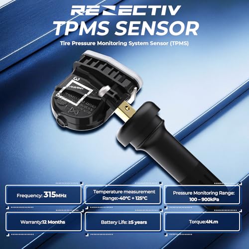 TPMS Sensor GM Chevrolet, 315MHz Tire Pressure Monitoring Sensor Set of 4 - size: 13586335/4