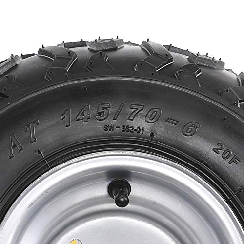 ATV Go Kart Tires 145/70-6 With 6 inch Wheels Rims - size: 1 pcs
