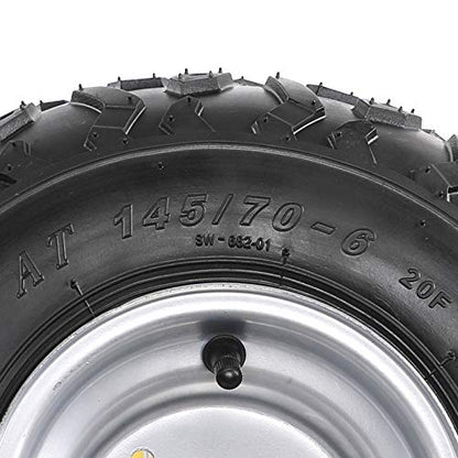ATV Go Kart Tires 145/70-6 With 6 inch Wheels Rims - size: 1 pcs